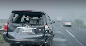 [VIDEO] 20 vehículos involucrados en choque por alcance en Ruta 5 Sur