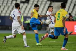 Chile no pudo frente a la historia y le dice adiós a la Copa América tras caer ante Brasil Chile no pudo frente a la historia y le dice adiós a la Copa América tras caer ante Brasil