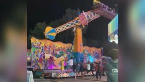 Captan aterrador fallo de una atracción en parque de diversiones: se desprendió mientras funcionaba Captan aterrador fallo de una atracción en parque de diversiones: se desprendió mientras funcionaba