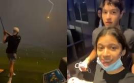 Joven lanza pelota de golf a 140 kilómetros por hora: La alcanzó un rayo Joven lanza pelota de golf a 140 kilómetros por hora: La alcanzó un rayo
