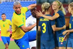 Así quedaron los cuartos de final del fútbol masculino y femenino de Tokio 2020 Así quedaron los cuartos de final del fútbol masculino y femenino de Tokio 2020