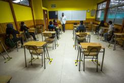 Clases presenciales: un 65% de alumnos dice que no ha asistido por "no sentirse seguro" Clases presenciales: un 65% de alumnos dice que no ha asistido por "no sentirse seguro"