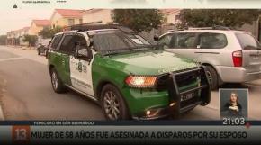 [VIDEO] Mujer fue asesinada a disparos por su esposo en San Bernardo