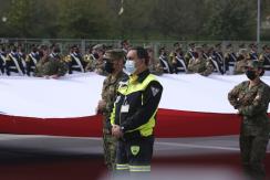 Parada militar estuvo marcada por homenaje a funcionarios que han enfrentado la pandemia Parada militar estuvo marcada por homenaje a funcionarios que han enfrentado la pandemia