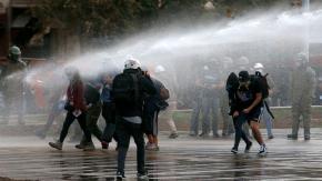 Embajada de EE.UU. en Chile emite alerta por protestas "potencialmente violentas" el 18 de octubre Embajada de EE.UU. en Chile emite alerta por protestas "potencialmente violentas" el 18 de octubre