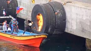 [VIDEO] Al menos tres heridos en protestas de pescadores en Valparaíso