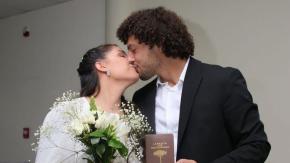 A primera hora: Maximiliano Falcón contrajo matrimonio antes de ir a entrenar con Colo Colo A primera hora: Maximiliano Falcón contrajo matrimonio antes de ir a entrenar con Colo Colo