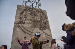 En el día de su nacimiento: Inauguran en Argentina monumento en memoria de Maradona En el día de su nacimiento: Inauguran en Argentina monumento en memoria de Maradona