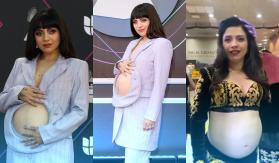 Los looks de Mon Laferte en los Latin Grammy 2021 que dejaron al descubierto su pancita Los looks de Mon Laferte en los Latin Grammy 2021 que dejaron al descubierto su pancita