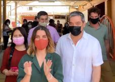 ¿Se confirma la relación? Maite Orsini llegó con Gonzalo Valenzuela a votar en Huechuraba ¿Se confirma la relación? Maite Orsini llegó con Gonzalo Valenzuela a votar en Huechuraba