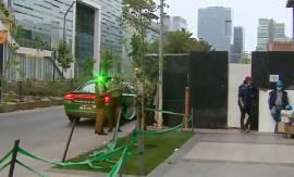Dos trabajadores heridos tras recibir descarga eléctrica en construcción de Las Condes Dos trabajadores heridos tras recibir descarga eléctrica en construcción de Las Condes