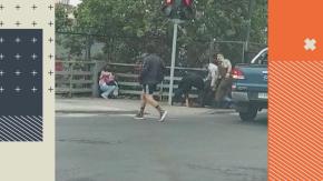 [VIDEO] Centro de Santiago: Delincuentes siembran el pánico tras asalto y balacera