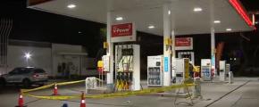 Violento robo de vehículo en bencinera de Providencia: Vehículo fue abandonado en La Legua Violento robo de vehículo en bencinera de Providencia: Vehículo fue abandonado en La Legua