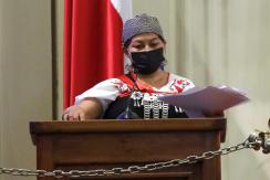 Loncon en su último discurso al mando de la Convención: "El gobierno fue poco colaborador" Loncon en su último discurso al mando de la Convención: "El gobierno fue poco colaborador"