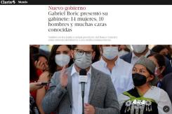 "Dominado por mujeres": Prensa internacional destaca mayoría femenina en primer gabinete de Boric "Dominado por mujeres": Prensa internacional destaca mayoría femenina en primer gabinete de Boric