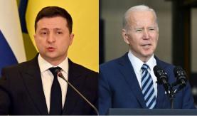 En medio de tensiones con Rusia: Presidente ucraniano hablará con Biden "en las próximas horas"