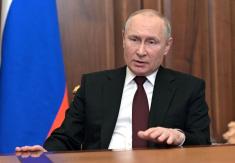 Putin ordena a su ejército entrar en los territorios prorrusos de Ucrania Putin ordena a su ejército entrar en los territorios prorrusos de Ucrania