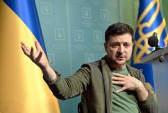 Presidente Volodímir Zelenski acusa a Rusia de recurrir al "terror nuclear" Presidente Volodímir Zelenski acusa a Rusia de recurrir al "terror nuclear"