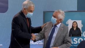 Piñera agradece labor de ministro Paris durante la pandemia: "Ha sido un pequeño gigante" Piñera agradece labor de ministro Paris durante la pandemia: "Ha sido un pequeño gigante"