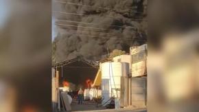 Bomberos combaten incendio en San Bernardo: Usuarios reportan gran columna de humo
