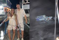 Nano Calderón vivió difícil momento durante vacaciones: barco donde estaba comenzó a hundirse Nano Calderón vivió difícil momento durante vacaciones: barco donde estaba comenzó a hundirse