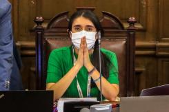 Presidenta de Convención descarta entregar antes el texto: "Cerramos el 5 de julio, imposible antes" Presidenta de Convención descarta entregar antes el texto: "Cerramos el 5 de julio, imposible antes"
