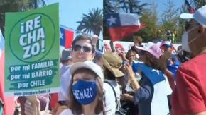 Kaiser anuncia "resistencia pacífica" contra nueva Constitución en concentración por el rechazo Kaiser anuncia "resistencia pacífica" contra nueva Constitución en concentración por el rechazo