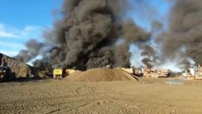 Gobierno anuncia querella por el delito de ataque incendiario por vehículos quemados en Los Álamos Gobierno anuncia querella por el delito de ataque incendiario por vehículos quemados en Los Álamos