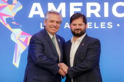 Boric y Fernández concretan acuerdo de envío de gas natural desde Argentina a Chile Boric y Fernández concretan acuerdo de envío de gas natural desde Argentina a Chile