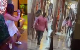 Madre saca a su hija a correazos de una discoteque en Perú: Había ido sin permiso Madre saca a su hija a correazos de una discoteque en Perú: Había ido sin permiso