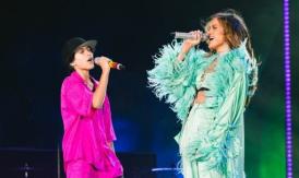 JLo se presentó con su hija y la nombró con lenguaje inclusivo: "Elle está muy muy ocupade"