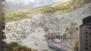 Los detalles del proyecto de rediseño de la Plaza Baquedano sin la estatua del general