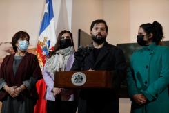 Presidente Boric afirma que "uso más eficiente" del agua es "parte del debate constituyente" Presidente Boric afirma que "uso más eficiente" del agua es "parte del debate constituyente"