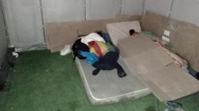 Los daños al campamento humanitario en Colchane tras vientos de más de 80 km por hora Los daños al campamento humanitario en Colchane tras vientos de más de 80 km por hora