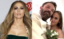 Las fotos de la boda de JLo y Ben Affleck: cantante usó dos vestidos y se cambió en la capilla Las fotos de la boda de JLo y Ben Affleck: cantante usó dos vestidos y se cambió en la capilla