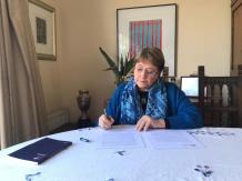 Ex presidenta Bachelet va por el Apruebo: "No tiene sentido temer a nuestras diferencias"