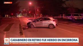 Carabinero en retiro resultó herido tras frustrar encerrona: Se desvaneció y chocó contra un poste