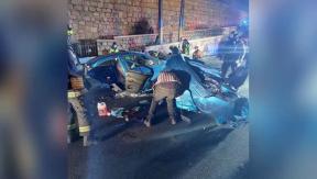 Joven que salió eyectado en choque donde auto se partió en dos: "No recuerdo cómo salí volando"