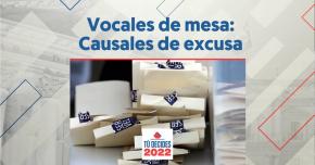 Vocales de mesa para el Plebiscito de salida: Quiénes pueden excusarse del deber y cuál es el plazo Vocales de mesa para el Plebiscito de salida: Quiénes pueden excusarse del deber y cuál es el plazo