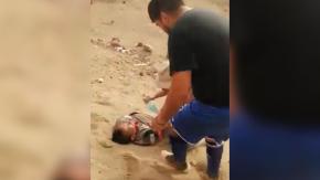 Brutal agresión a árbitro en el fútbol amateur: Lo golpearon y lanzaron a quebrada en Antofagasta Brutal agresión a árbitro en el fútbol amateur: Lo golpearon y lanzaron a quebrada en Antofagasta