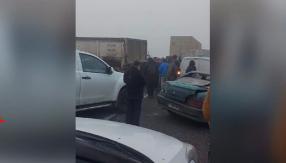 Colisión múltiple en Melipilla obligó a cerrar pistas de la Ruta 78 hacia Santiago Colisión múltiple en Melipilla obligó a cerrar pistas de la Ruta 78 hacia Santiago