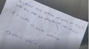 Ladrón devuelve auto robado tras encontrar silla para niño discapacitado: "El crimen pide perdón" Ladrón devuelve auto robado tras encontrar silla para niño discapacitado: "El crimen pide perdón"
