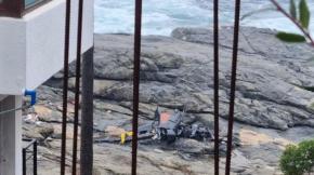Caída de helicóptero en Zapallar deja dos personas muertas Caída de helicóptero en Zapallar deja dos personas muertas
