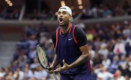El ataque de furia de Kyrgios tras ser eliminado del US Open: rompió dos raquetas en siete segundos