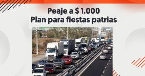 Peaje a mil pesos y vías 3x1: El Plan de Contingencia para salir de Santiago en Fiestas Patrias Peaje a mil pesos y vías 3x1: El Plan de Contingencia para salir de Santiago en Fiestas Patrias