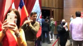Grupo liderado por "Pancho" Malo increpó a ex diputada Hoffmann en Las Condes Grupo liderado por "Pancho" Malo increpó a ex diputada Hoffmann en Las Condes