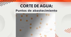 Corte masivo de agua en Santiago: Revisa el mapa con los puntos de abastecimiento Corte masivo de agua en Santiago: Revisa el mapa con los puntos de abastecimiento