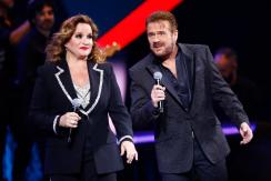 La 'inesperada' aparición de Benja Vicuña en show de Pimpinela que sacó gritos en cierre de Teletón