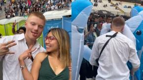 Joven pidió matrimonio a su novia en concierto de Bad Bunny, pero luego fue captado besando a otra Joven pidió matrimonio a su novia en concierto de Bad Bunny, pero luego fue captado besando a otra