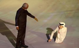 Catar 2022: La explicación al guante de Morgan Freeman en la ceremonia inaugural Catar 2022: La explicación al guante de Morgan Freeman en la ceremonia inaugural